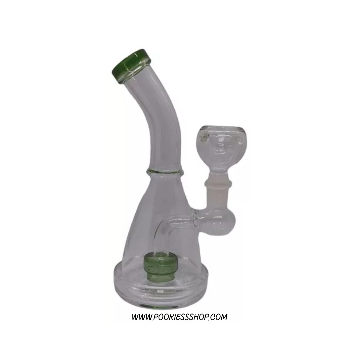 BONG VIDRIO FLOR Y EXTRACTOS 19 CM